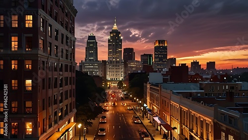 Sunset Classic Buildings