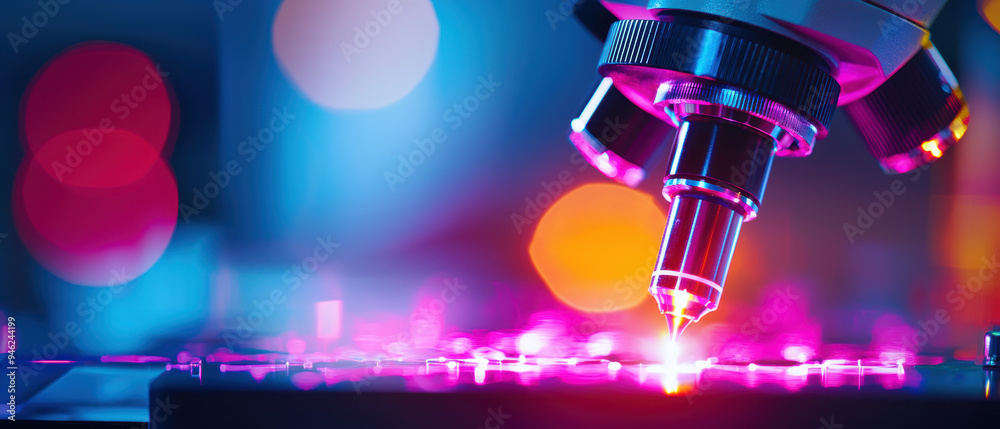 Research using laser light, showcasing scientific experiments and ...