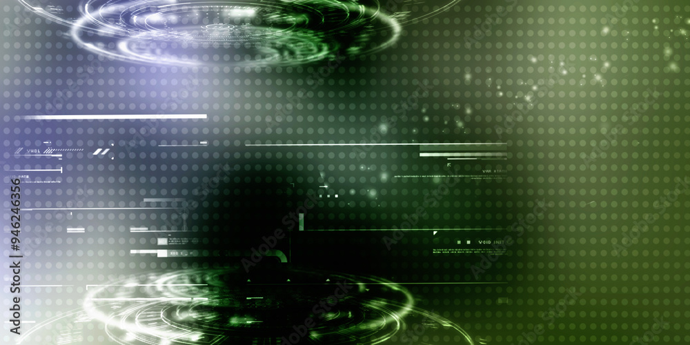 2d illustration Abstract futuristic electronic circuit technology background 2d illustration Abstract futuristic electronic circuit technology background