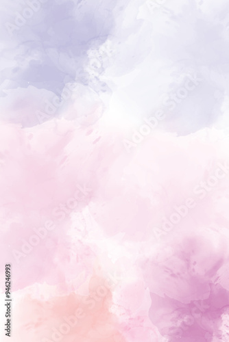 abstract blue pink purple watercolor background