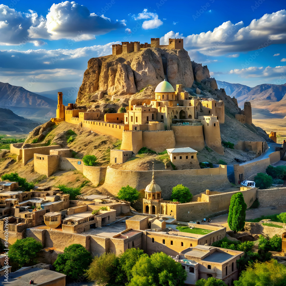 Obraz premium this is old amazing abshar so beautiful view