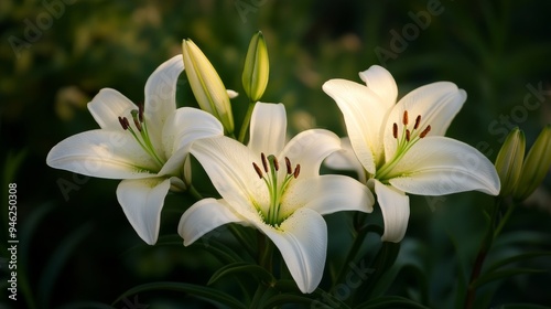 Lily flowers.