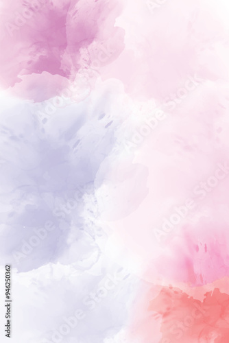 abstract purple pink watercolor background