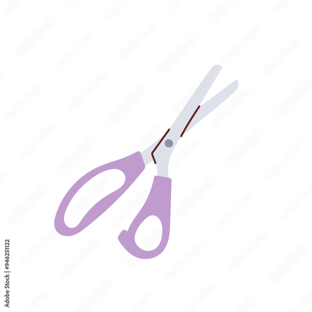 Tailor's scissors isolated on a white background