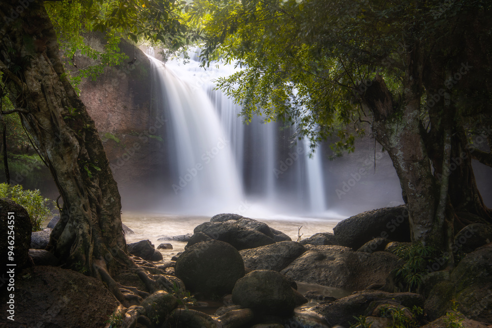 Haew suwat waterfall, khao yai national park, Thailand. Haew suwat waterfall, khao yai national park, Thailand.