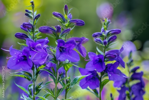 Purple cardinal flower lobelia in bloom Campanulaceae lobelia complement mix