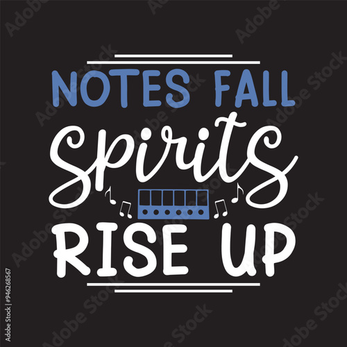 musical typography t shirt design , instrumental based typography t shirt designs