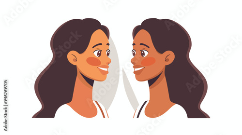 Empowering World Vitiligo Day: Smiling Girls Embracing Skin Diversity