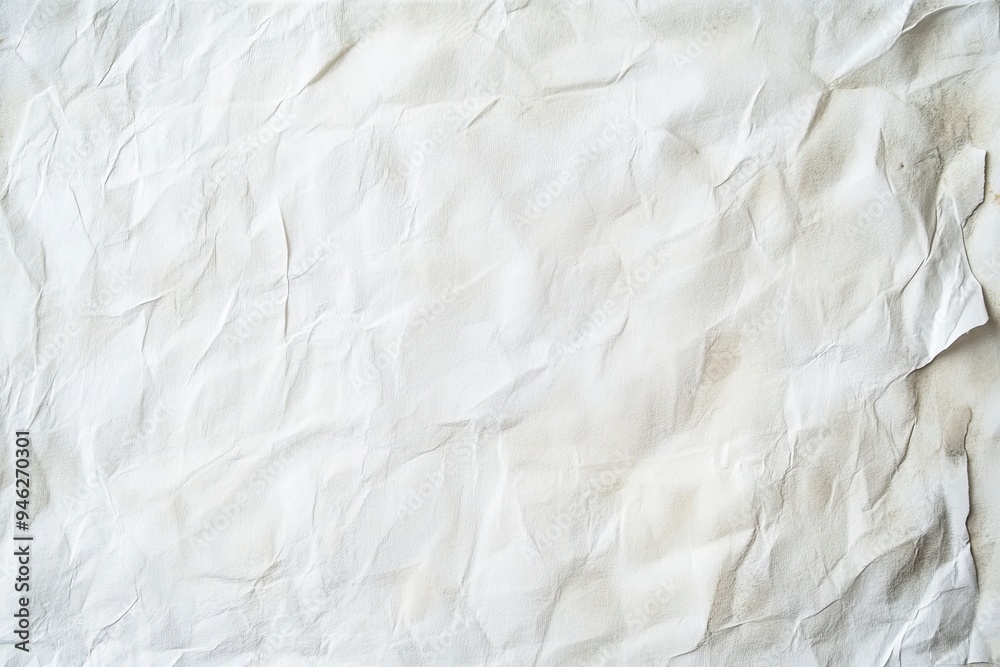 A sheet of white watercolor paper texture as background , ai A sheet of white watercolor paper texture as background , ai