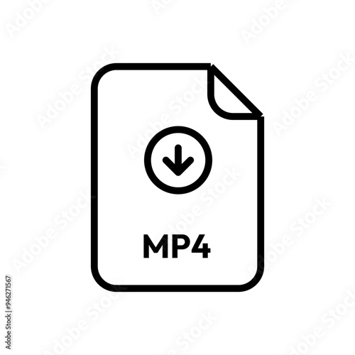 File Formats - Download icon with extension 