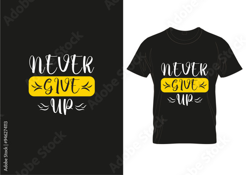 Modern Typography T-shirt Design template