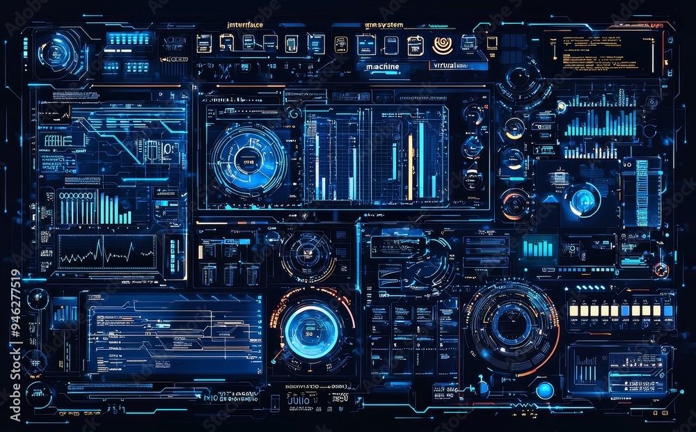 Background virtual machine running abstract UI technology for a hud interface Background virtual machine running abstract UI technology for a hud interface