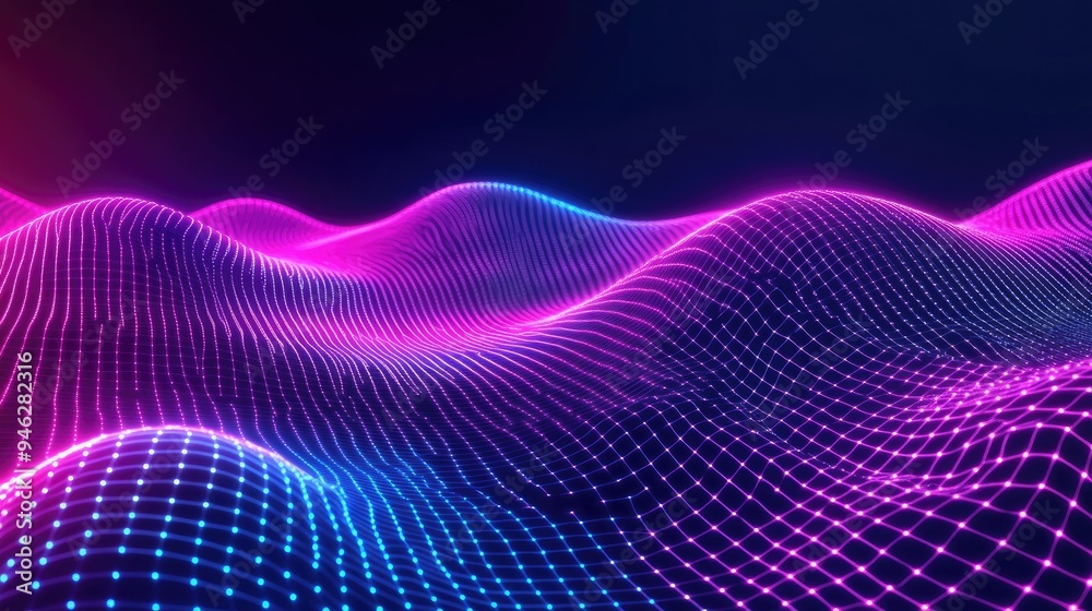 Neon abstract patterns pulsating with energy Neon abstract patterns pulsating with energy