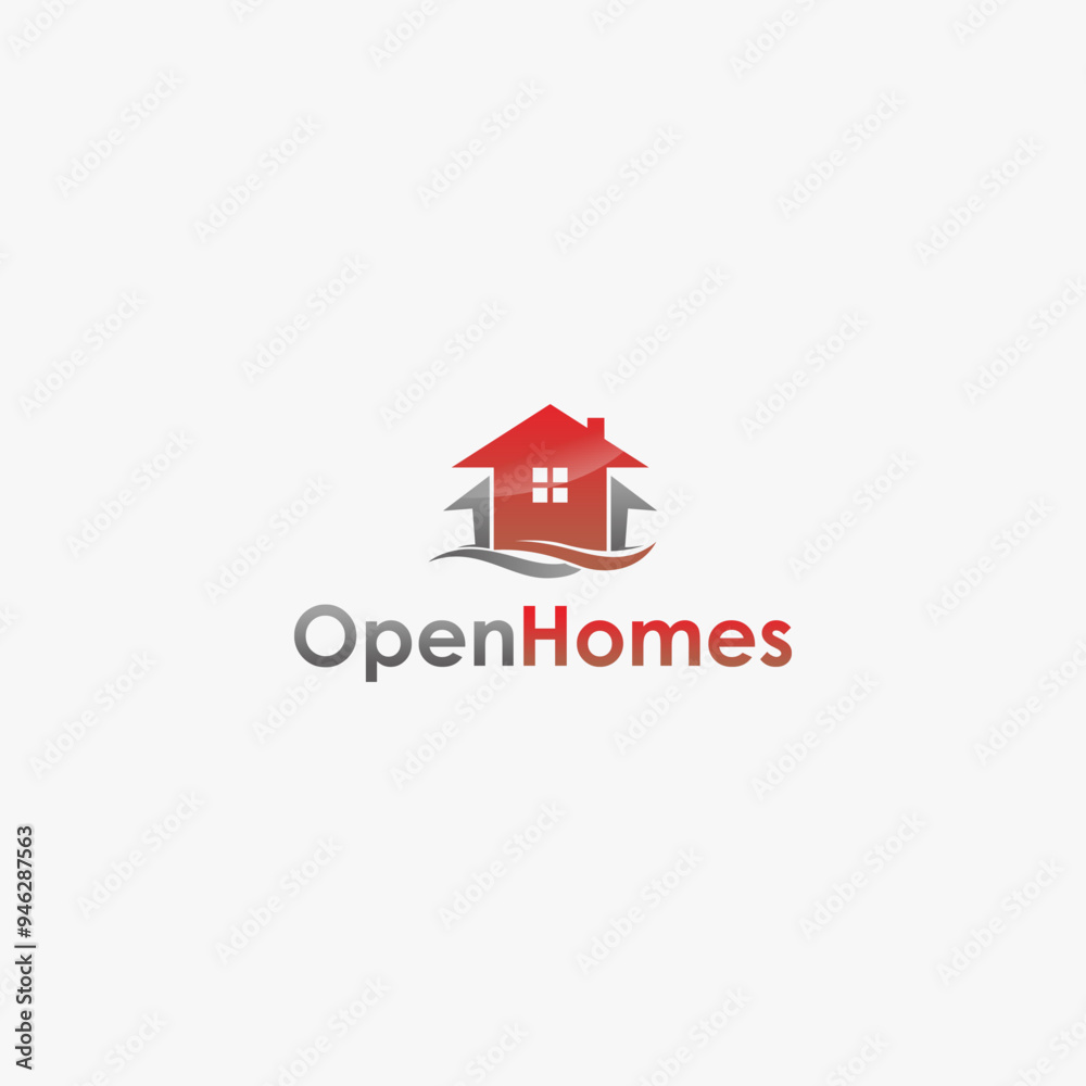 Elegant and easy-to-remember home logo design