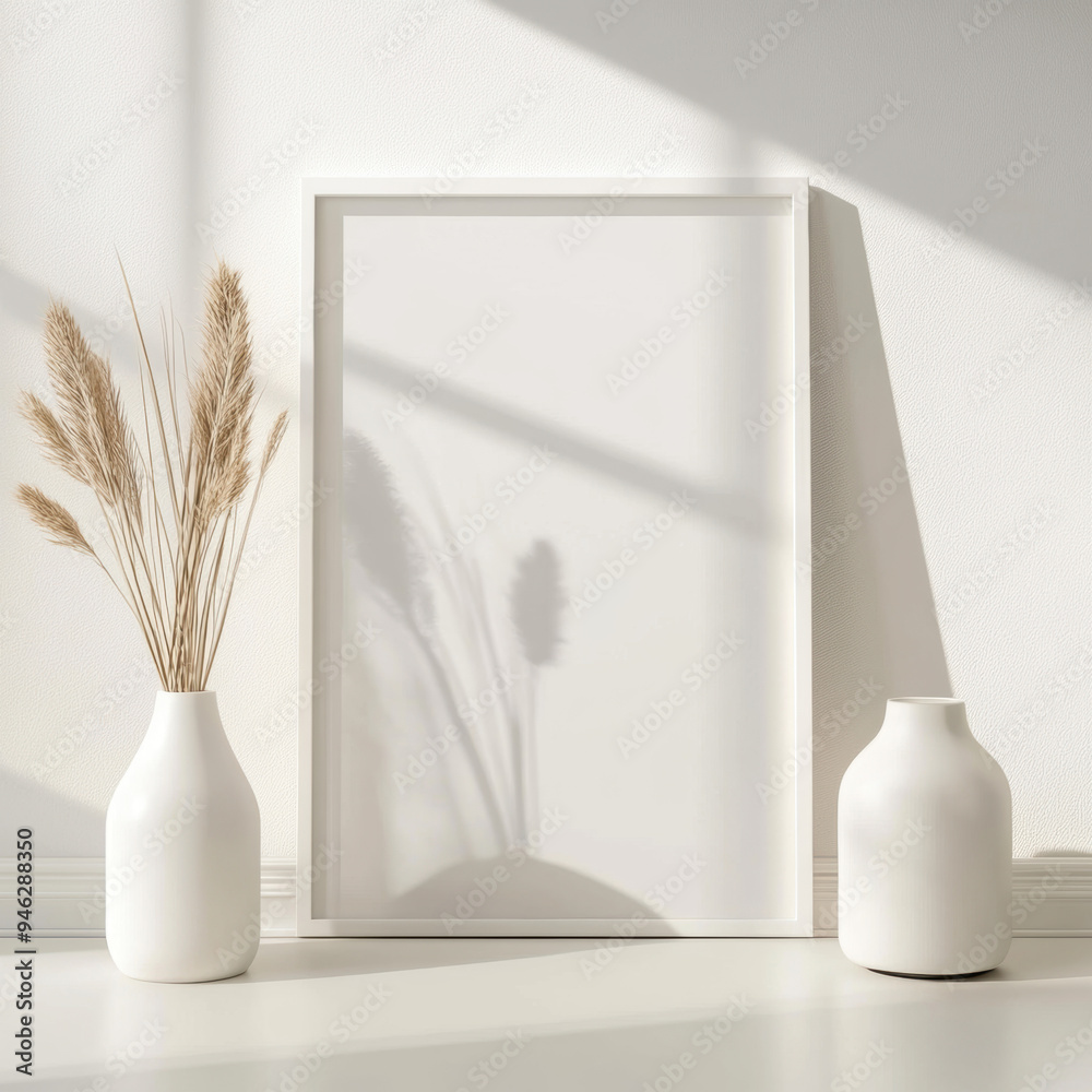 White Frame Mockup. White Frame Mockup.
