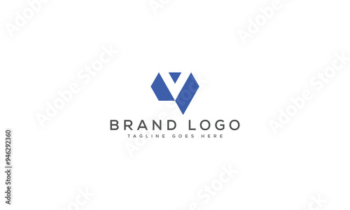 letter V logo design vector template design for brand.