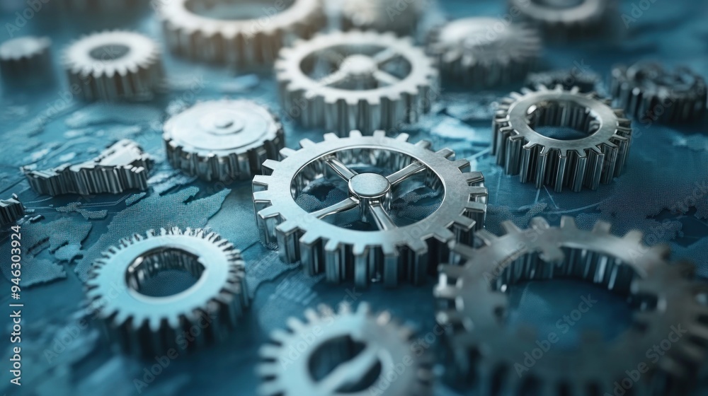 Intricate Gears of the Global Economy: A Symbolic Representation of Interconnectedness and Mechanisms Driving Modern Trade Intricate Gears of the Global Economy: A Symbolic Representation of Interconnectedness and Mechanisms Driving Modern Trade