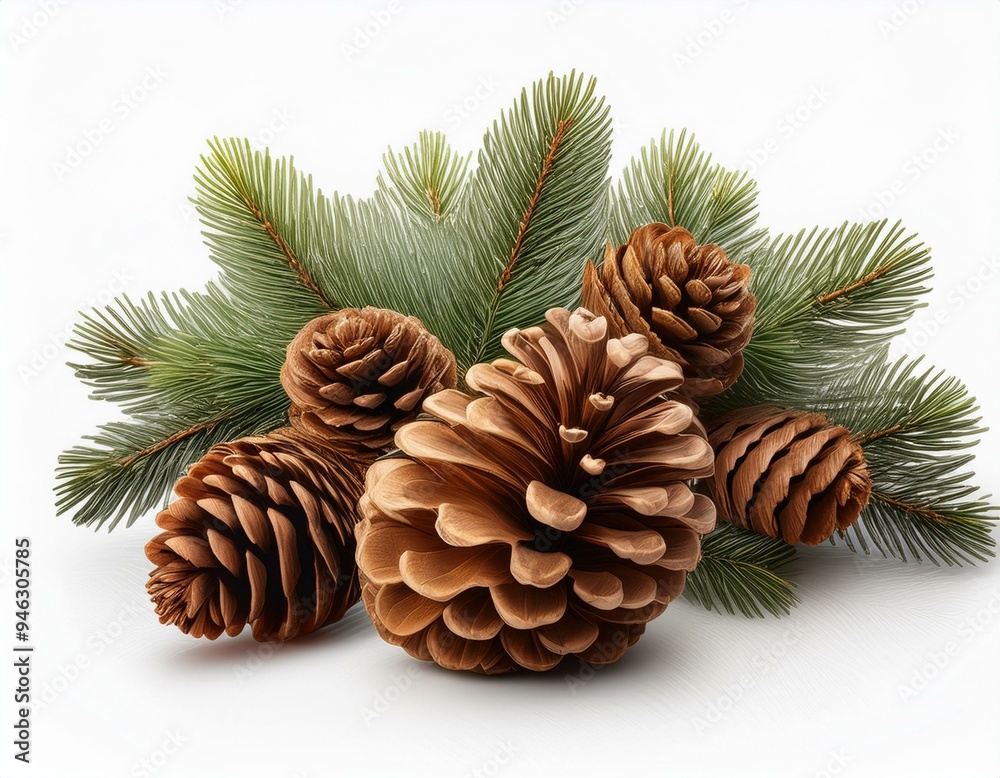 Pinecone isolated on white background Pinecone isolated on white background