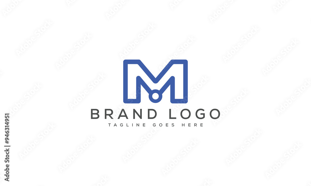 letter M logo design vector template design for brand. letter M logo design vector template design for brand.