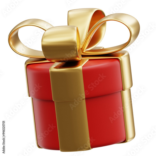 3d merry christmas object item Gift Box