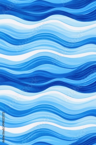 A beautiful abstract pattern of flowing blue waves, perfect for backgrounds, wallpapers, and creative design projects.