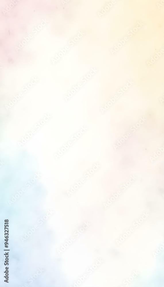 Calming background with soft, blended pastel colors like light pinks, blues, and yellows. The watercolor texture creates a dreamy, artistic feel, perfect for invitations, social media posts, or gentle Calming background with soft, blended pastel colors like light pinks, blues, and yellows. The watercolor texture creates a dreamy, artistic feel, perfect for invitations, social media posts, or gentle