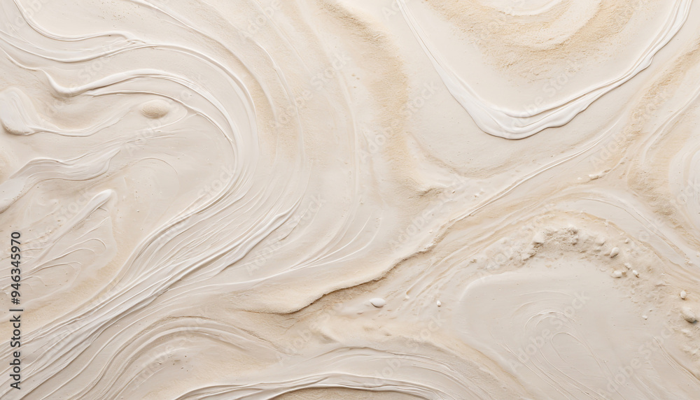 Obraz premium Organic pattern background resembling a white limestone surface