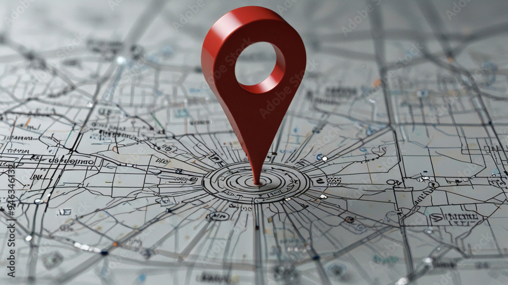 futuristic map pin location AI technology background
futuristic map pin location AI technology background