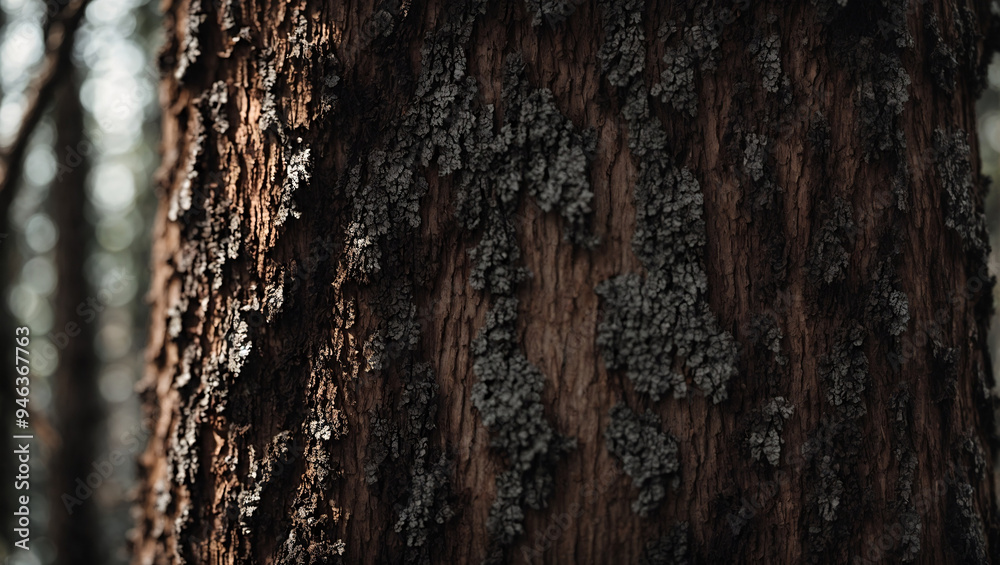 Obraz premium close macro shot of a tree bark