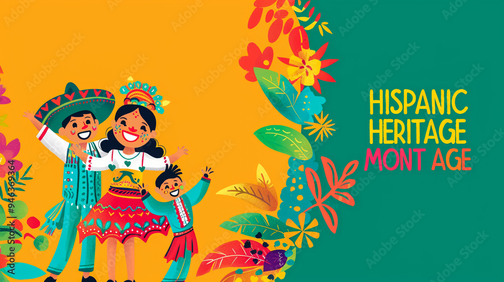 a colorful background with flowers and leaves, and the words a colorful background with flowers and leaves, and the words