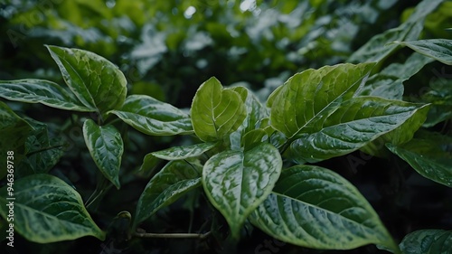 Wallpaper Mural mint in the garden Torontodigital.ca