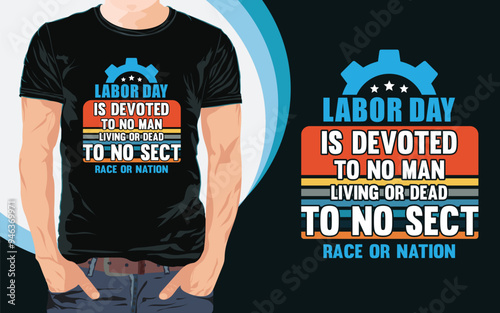 Labour Day T-shirt Design