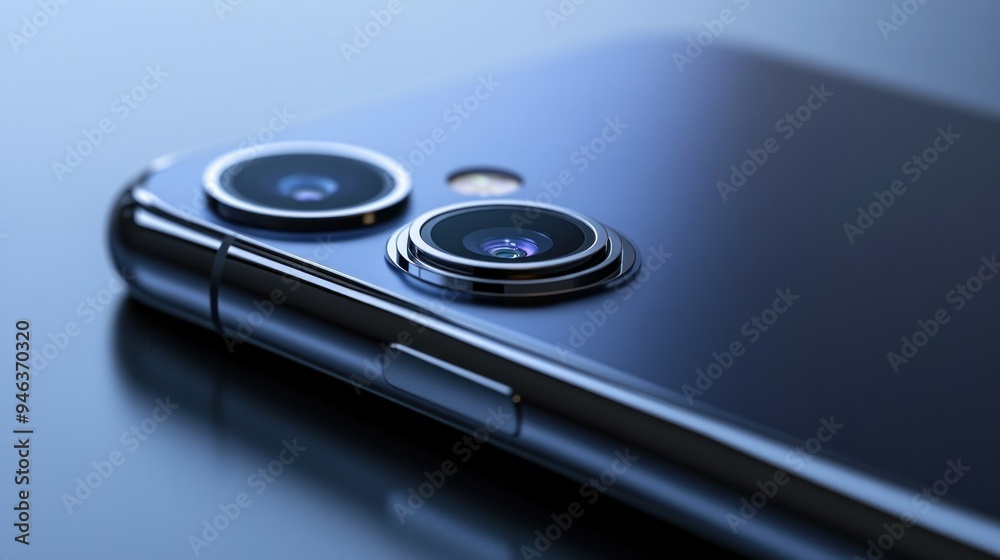 Close-up of a Smartphone's Dual Camera System Close-up of a Smartphone's Dual Camera System