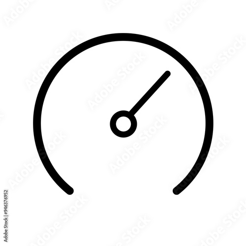 speedometer, speed - vector icon
