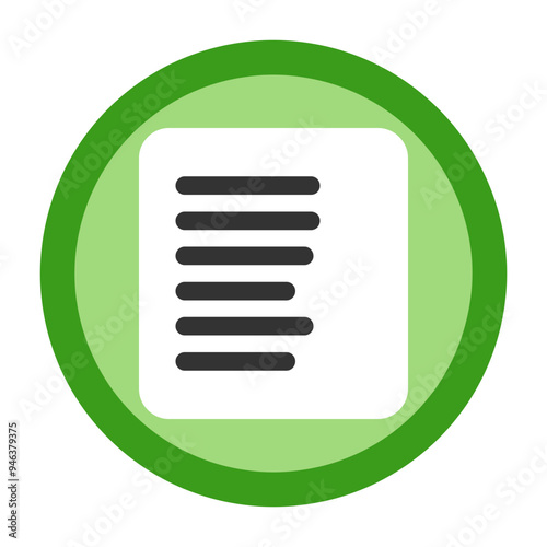 Left ALign Icon