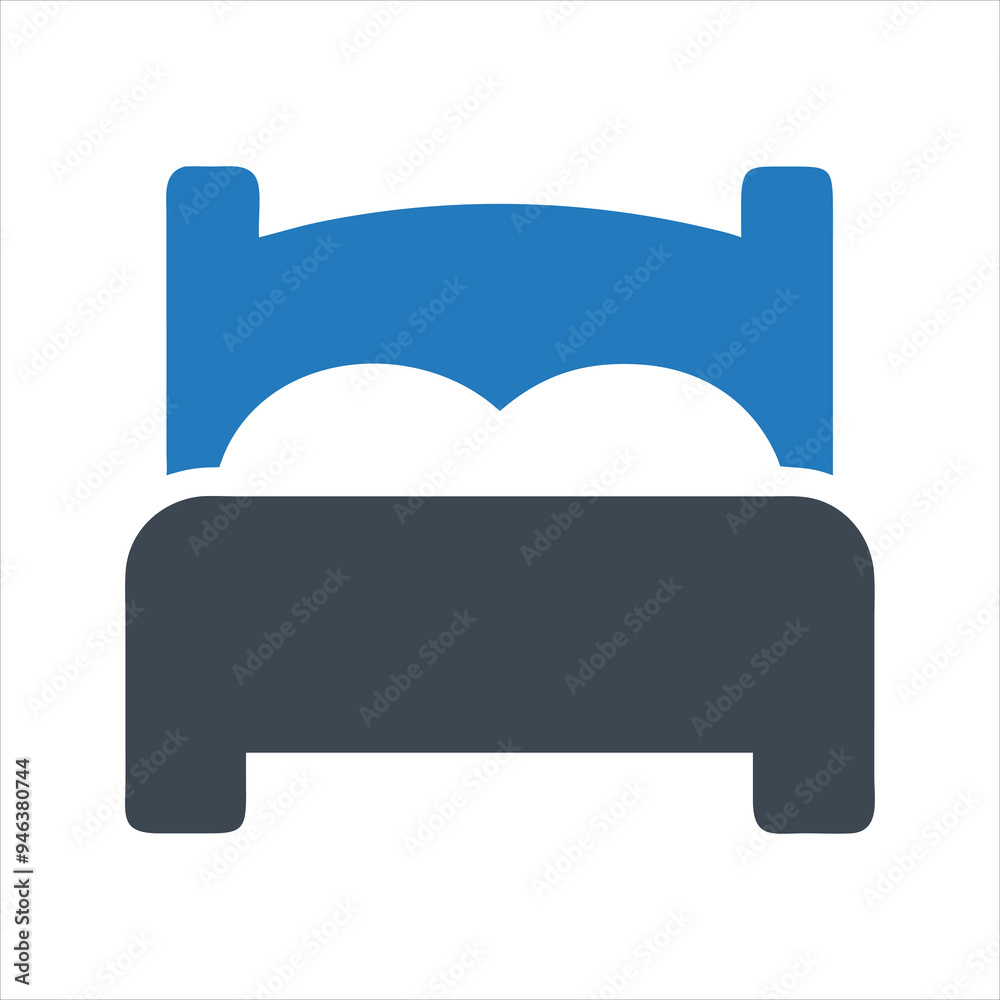 Double bed icon