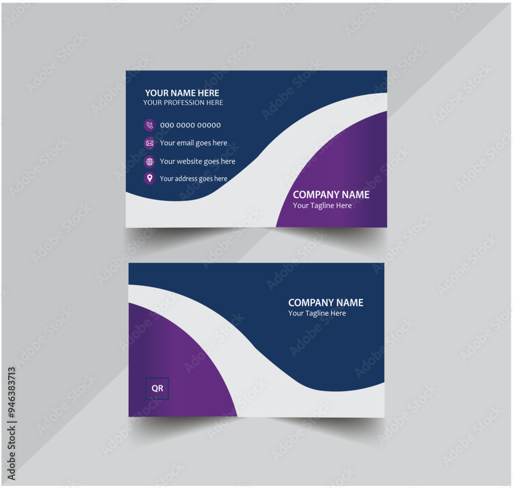 Naklejka premium Multipurpose Business Card Layout