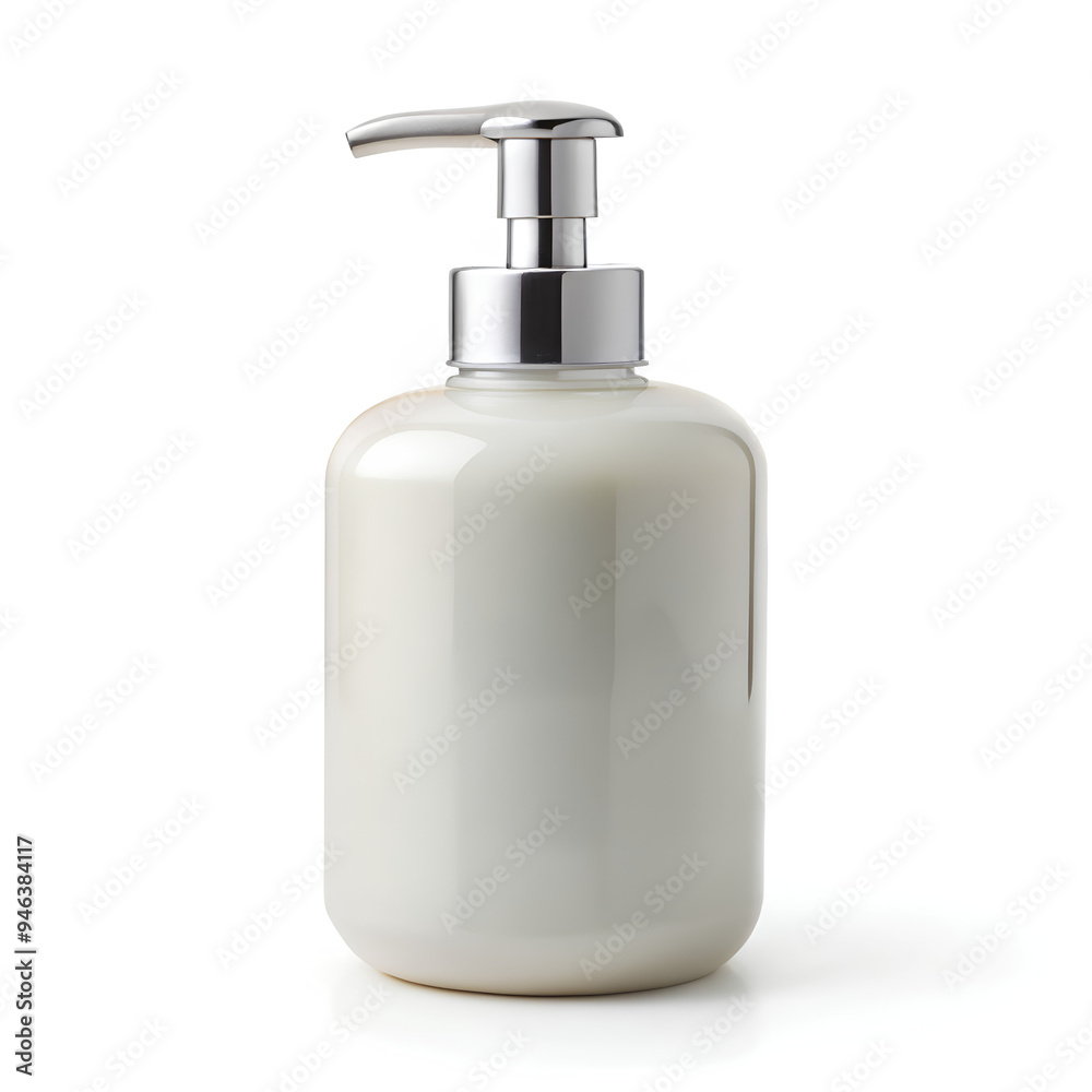 Soap bottle on white background Soap bottle on white background