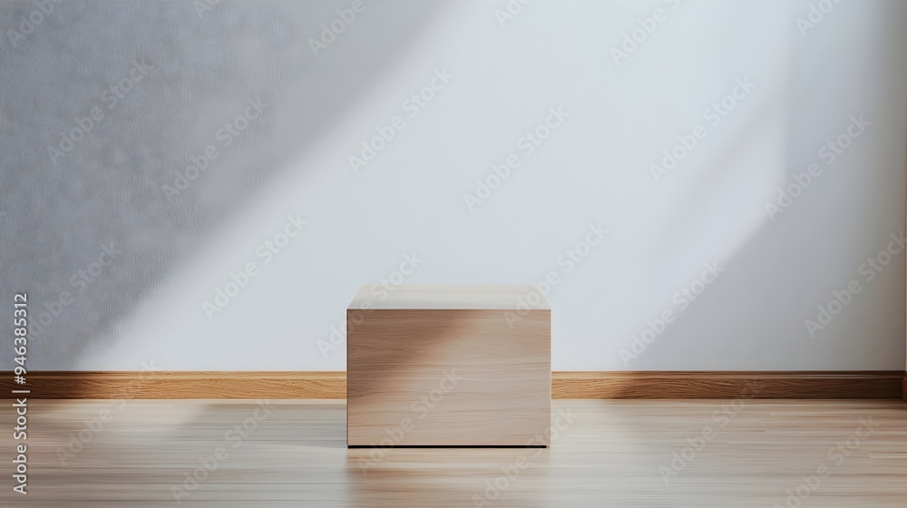 Minimalist Podium With Shadow Effect for Product Display or Stage Showcase Minimalist Podium With Shadow Effect for Product Display or Stage Showcase