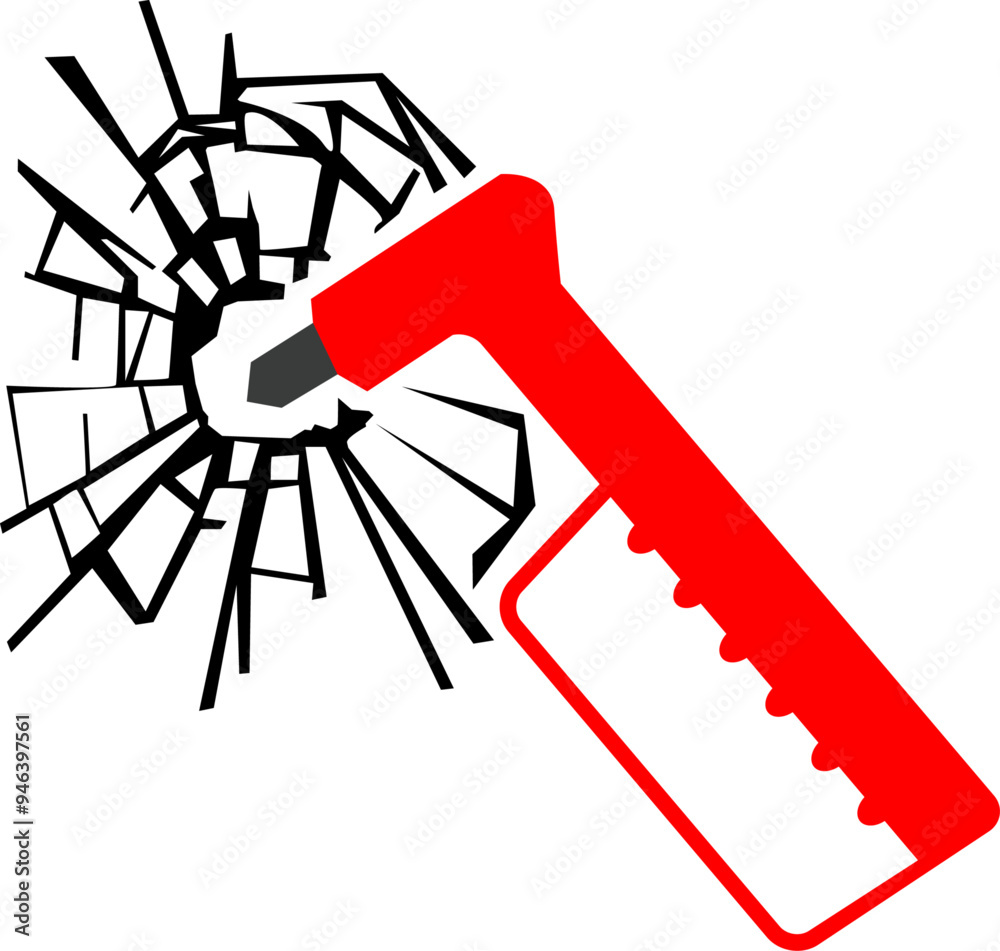 Obraz premium Emergency hammer