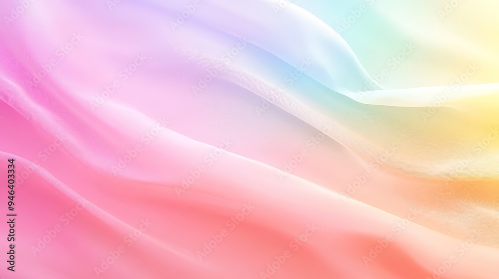 Rainbow gradient backdrop, soft pastel hues, dreamy atmosphere, 4K resolution Rainbow gradient backdrop, soft pastel hues, dreamy atmosphere, 4K resolution