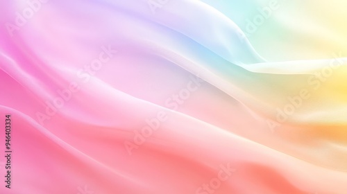 Rainbow gradient backdrop, soft pastel hues, dreamy atmosphere, 4K resolution