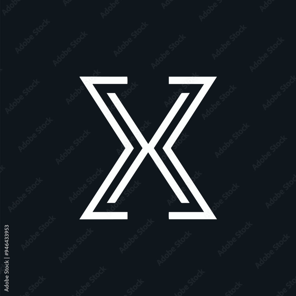 X letter logo icon design vector X letter logo icon design vector