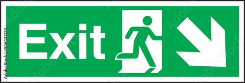 Exit emergency escape routes ...