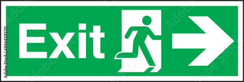 Exit emergency escape routes ...