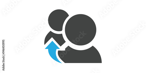 Referrals, reference, meeting icon vector image.Can also be used for admin dashboard. Suitable for mobile apps, web apps and print media.