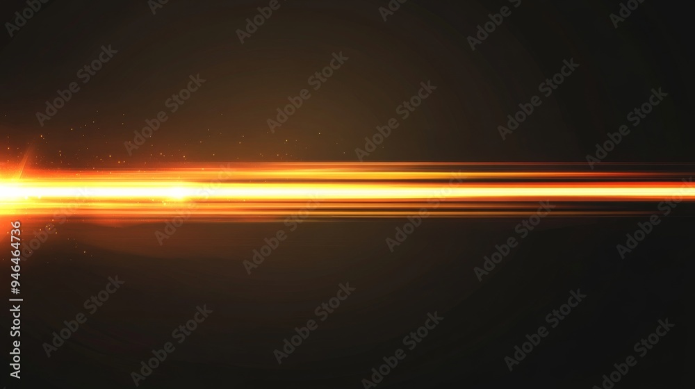 Gold Glowing Light Effect on a Black Background with Bright Laser Lines in Motion and Copy Space Gold Glowing Light Effect on a Black Background with Bright Laser Lines in Motion and Copy Space