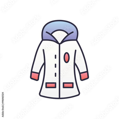Coat  vector icon