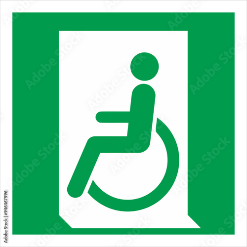 Emergency exit for people una...
