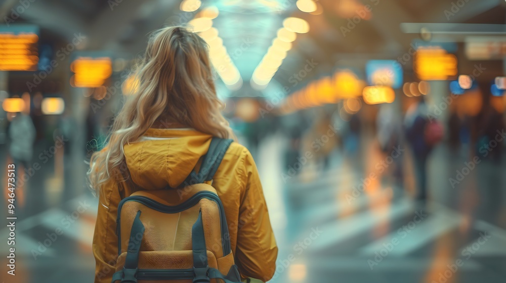 people waiting for travel at airport. : Generative AI people waiting for travel at airport. : Generative AI
